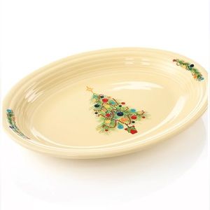 Fiesta Christmas Tree Oval Vegetable Bowl **NWT**🎄